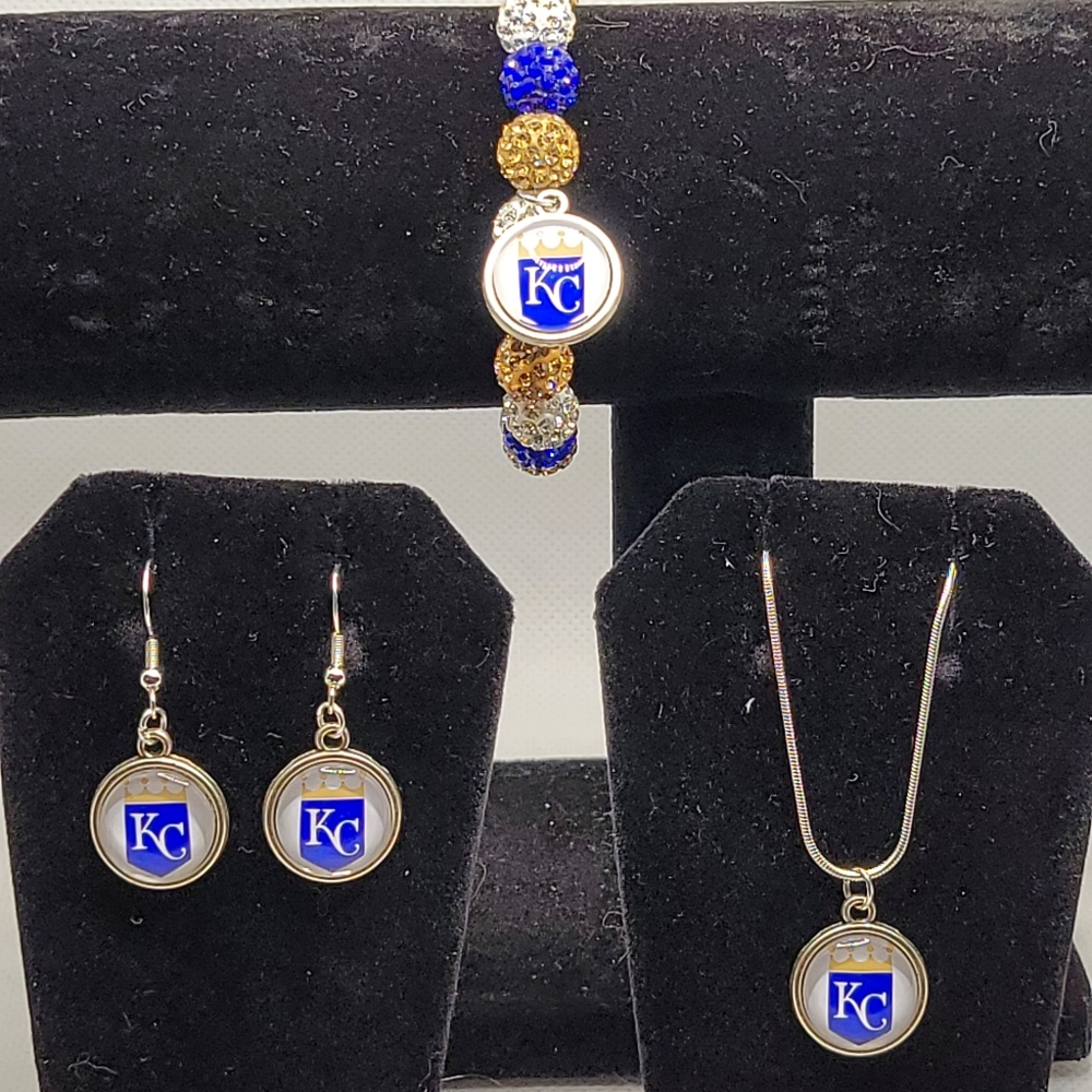 🏟🏈GORGEOUS🏈🏟 KANSAS CITY ROYALS JEWELRY SETS